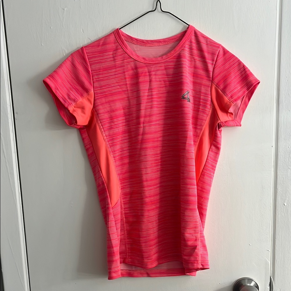 Pink and Orange Athletic T-Shirt